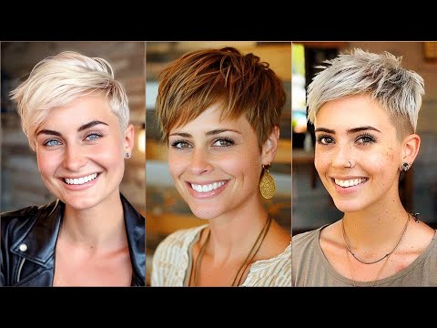 Видео: Короткие стрижки пикси для женщин старше 60 лет | Стрижки пикси на Pinterest | Стрижка для мальчи...