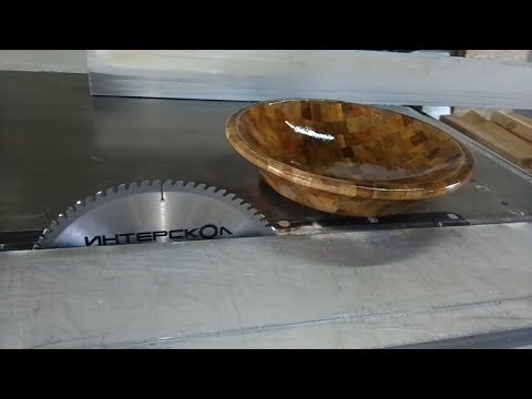 Видео: тарелка из дерева без токарного станка,a plate of wood without a lathe