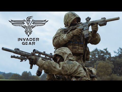 Видео: Тактическое снаряжение для страйкбола A-Tacs | Снаряжение Invader