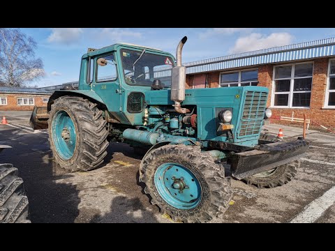 Видео: Трактор МТЗ-82Л. Восстановленный из металлолома.В гостях у Алексея.