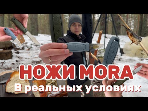 Видео: Какой НОЖ взять в ПОХОД? Тест ножей Mora в РЕАЛЬНЫХ УСЛОВИЯХ