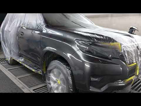 Видео: Auto painting/ Автобоядисване - TOYOTA Land Cruiser 2021