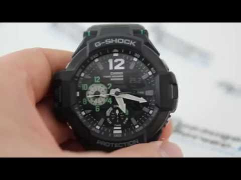 Видео: Casio G-Shock GA-1100-1A3 [GA-1100-1A3ER] - Инструкция по настройке | Watch-Forum.RU