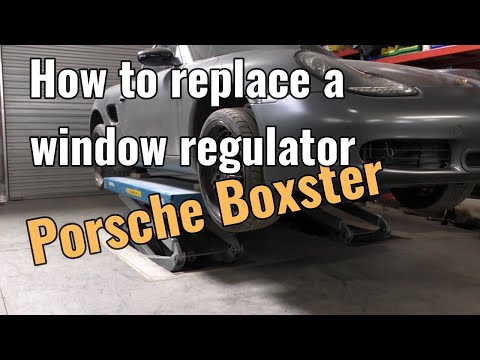 Видео: Стеклоподъемник Porsche Boxster.