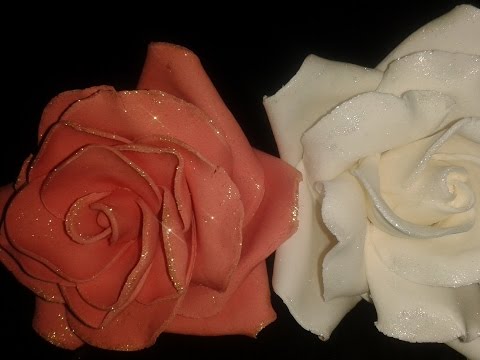 Видео: Как изготовить розы из сахарной мастики