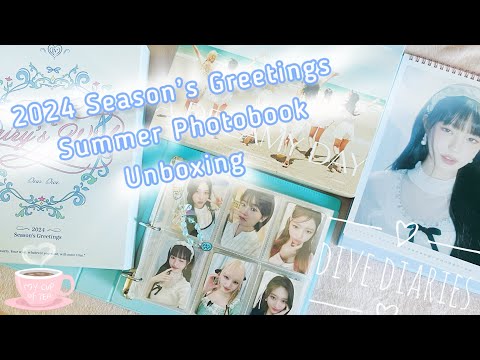 Видео: 💘 dive diaries ep.2 ☆*.｡. распаковка 2024 Season's Greetings ☆* A Dreamy Day Photobook 💘