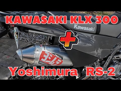 Видео: Видео по установке KAWASAKI KLX 300 + YOSHIMURA RS-2