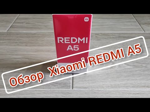 Видео: Обзор Xiaomi REDMI A5, тест antutu