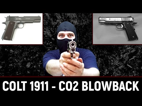 Видео: COLT 1911 GLETCHER-STALKER-KWC - ВСЁ ЧТО НУЖНО ЗНАТЬ ОБ ЭТОМ CO2 ПИСТОЛЕТЕ С BLOWBACK