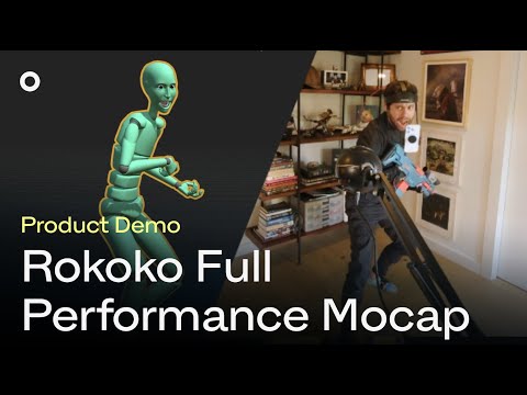 Видео: Демонстрация Rokoko Full Performance Capture Raw | Рабочий процесс захвата движения