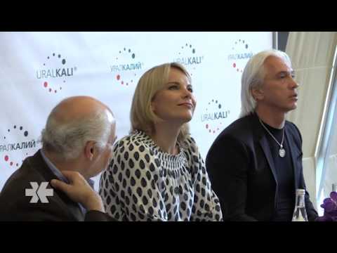 Видео: Хворостовский, Гаранча, пресс-конференция в Латвии | Hvorostovsky, Garanca Latvia 2016/06/28