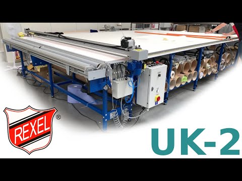 Видео: Стол для резки рулонных штор REXEL UK-2