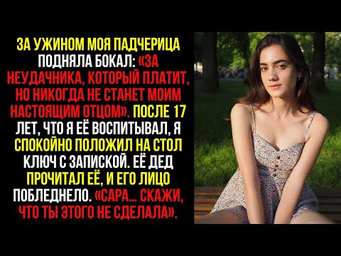Видео: За ужином моя падчерица подняла бокал: «За неудачника, который платит, но никогда не станет моим...