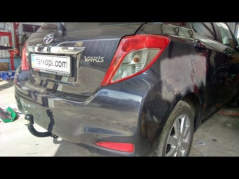 Видео: Установка фаркопа на Toyota Yaris