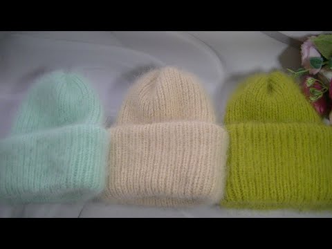 Видео: КРАСОТА В ПРОСТОТЕ!!! ВСЕГДА АКТУАЛЬНАЯ МОДЕЛЬ ШАПКИ  РЕЗИНКОЙ 1*1 ИЗ ПУХА НОРКИ!!!