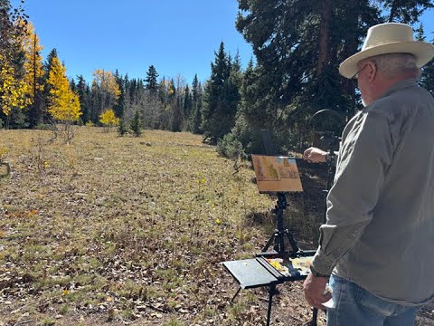 Видео: процесс масляной живописи на пленэре