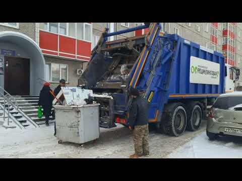 Видео: Мусоровозки