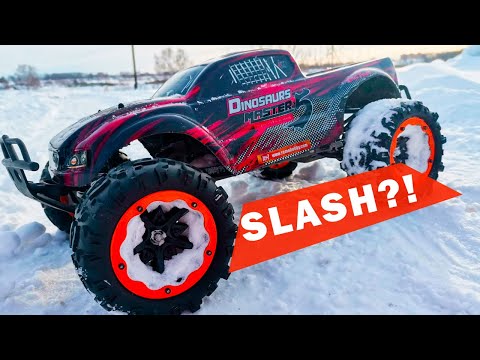 Видео: Slash на колесах от монстра. Мини доработки и тест драйв на 2-3S