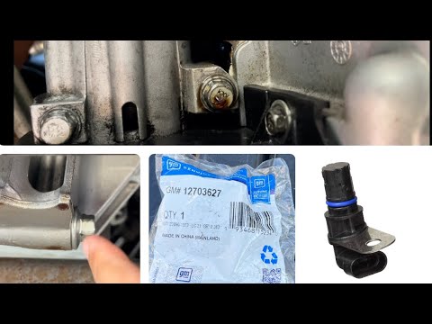 Видео: Silverado 5.3 2007 года — поиск утечки масла, часть 1 из 3￼, замена датчика положения коленчатого...