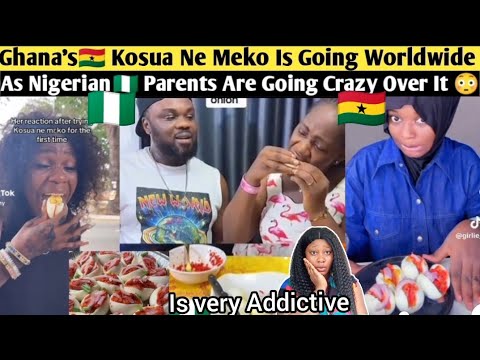 Видео: Ганский🇬🇭 Kosua Ne Meko становится популярным по всему миру, так как нигерийские🇳🇬 родители сходя...