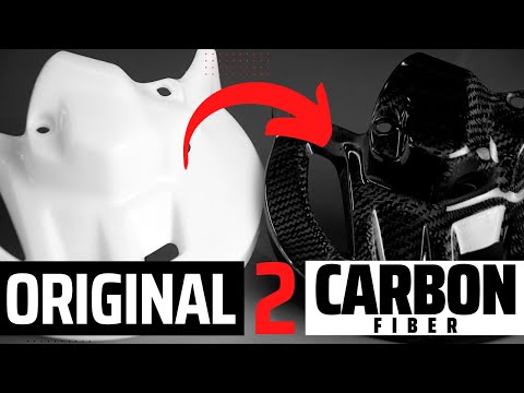 Видео: Как сделать деталь из углеродного волокна — крышку дискового тормоза для мотоцикла HONDA