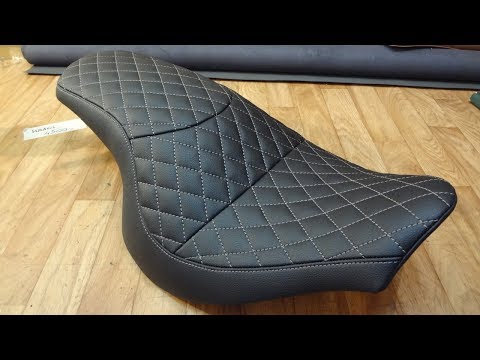 Видео: Перетяжка сидения мотоцикла  Часть 2