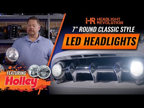 Видео: ЛУЧШИЕ 7-дюймовые круглые светодиодные фары с герметичным фарой для классических автомобилей | Ho...