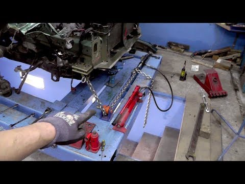 Видео: Subaru Outback. USA. Вытяжка кузова. День первый.