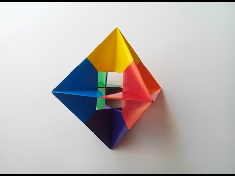 Видео: Гироскоп оригами,  Gyro origami