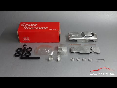 Видео: Pegaso Z-102B Coupe | Обзор набора Mikansue Grand Tourisme - Made in England | Сборные модели 1:43