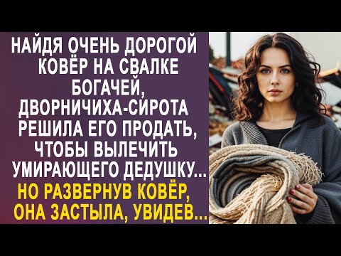 Видео: Найдя дорогой ковёр на свалке богачей, дворничиха-сирота решила его продать. Но развернув ковёр...