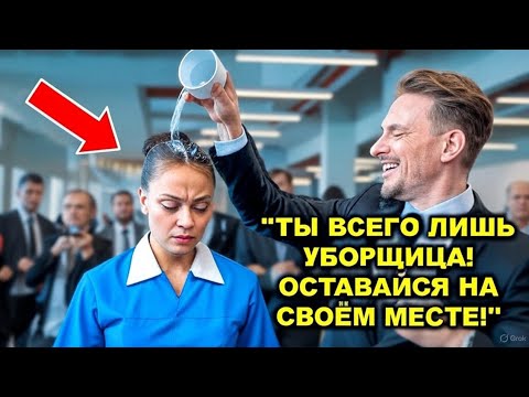Видео: "Дочь CEO работает под видом уборщицы чтобы проверить сотрудников,затем увольняет их спустя дни.."