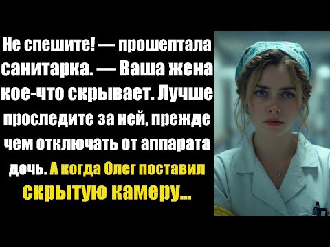 Видео: Не спешите! — прошептала санитарка. — Ваша жена кое-что скрывает. Лучше проследите за ней, прежде...