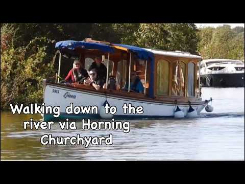 Видео: Прогулка к реке через кладбище Хорнинг