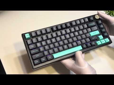 Видео: Механическая клавиатура VGN N75 pro Caribbean blue. Mechanical keyboard VGN N75 pro Caribbean blue.