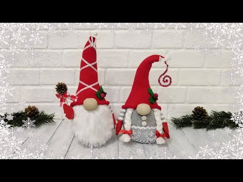 Видео: 🎅🎄❄️ Гномы  из носков без шитья//No-sew sock gnomes