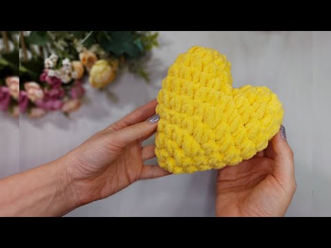 Видео: Сердечко за 10хвилин з пряжі Alize Puffy Fine