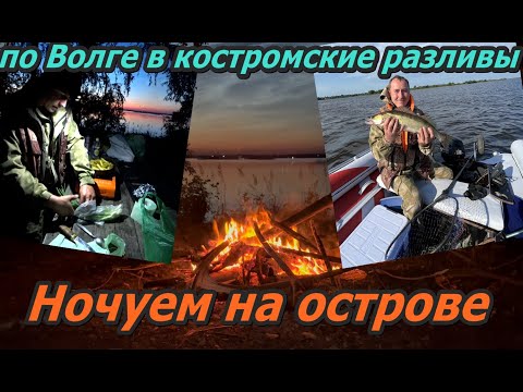 Видео: Дошли на ПВХ из Ярославля до Костромских разливов! И успешно ловили судака на Волге!