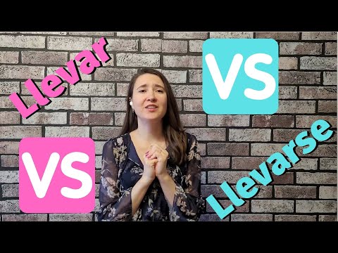 Видео: Разница между LLEVAR и LLEVARSE.