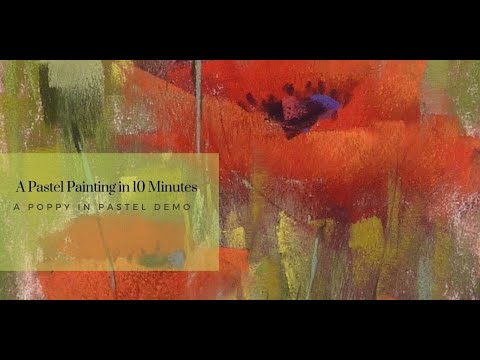 Видео: Демонстрация пастельной живописи за 10 минут...НЕ покадровая съемка!