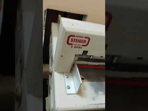 Видео: Режем визитки резак steiger