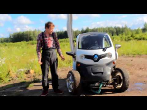 Видео: Обзор электромобиль Renault TWIZY Тюнинг Elia