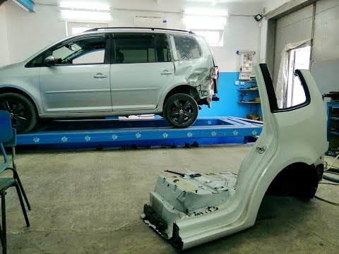 Видео: VOLKSWAGEN Touran. Подготовка к вытяжки кузова.