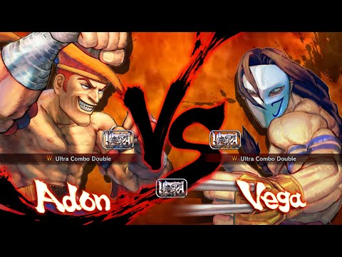 Видео: Ultra Street Fighter IV _ Адон против Веги (самый сложный)