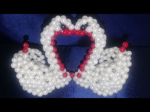 Видео: DIY Bead swan, heart 💖🦢.  Part #1.  DIY Лебедь из бусин, сердце   💖🦢. Часть#1.
