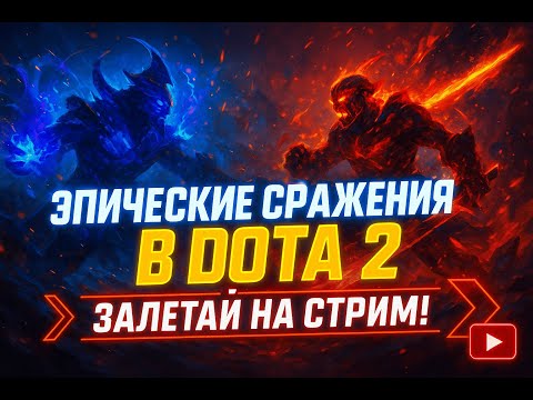 Видео: ⚔️ ЭПИЧЕСКИЕ СРАЖЕНИЯ В DOTA 2 — ЗАЛЕТАЙ НА СТРИМ! 🎮 #dota2 #стрим