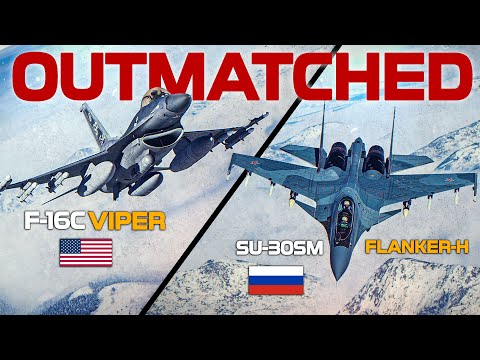 Видео: Абсолютно непревзойденный | F-16C Viper против SU-30SM Flanker-H | Цифровой боевой симулятор | DCS |