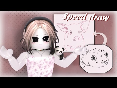 Видео: 🐖 РИСУЮ за 3 минуты | Roblox Speed Draw!
