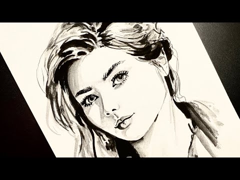 Видео: Как я написал этот портрет акварелью