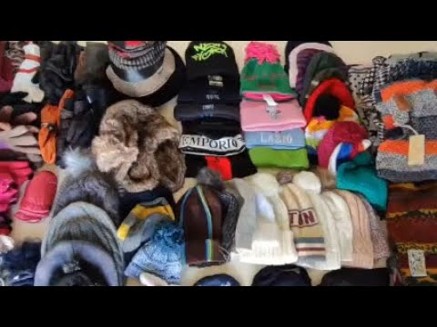 Видео: Лот 698 ШШП ШАПКИ ШАРФЫ ПЕРЧАТКИ Италия КРЕМ+ЭКСТРА 1420р,кг 10,6кг 119ед